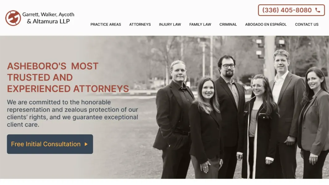 Sublime UX project gallery - lawfirm